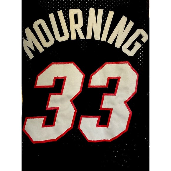 Nike Miami Heat Alonzo Mourning Stitched Jersey Size 2XL - Picture 6 of 12